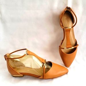 NWOB Aldo Leather Sandals - Size 6.5 - Tan